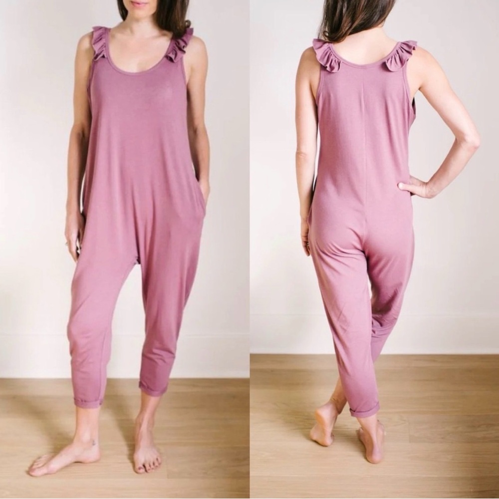 Smash + Tess Mauve Jumpsuit